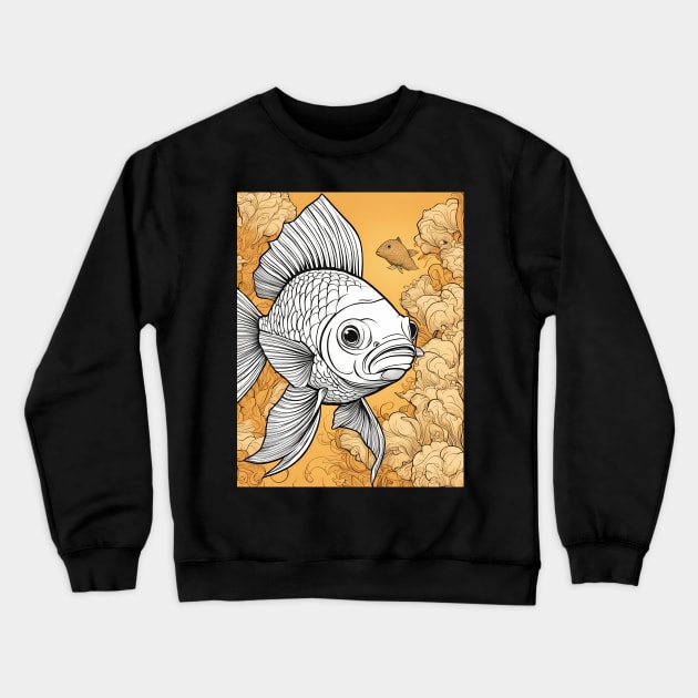 Remarkable Fish Crewneck Sweatshirt by animegirlnft